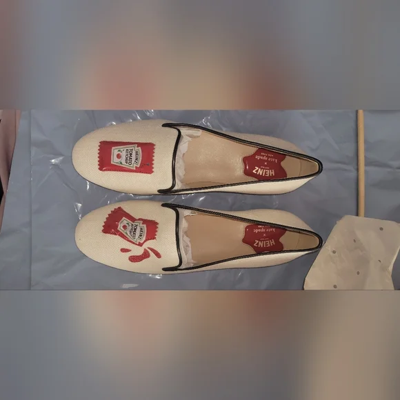 🥫🍅🥫HEINZ X KATE SPADE NEW YORK LOAFERS 🥫🍅🥫 NWT 🥫🍅🥫SZ 6.5 B - Picture 2 of 14